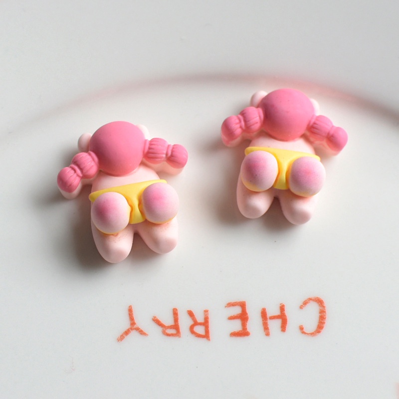 CROCS 【Cute Deco】กระดุมเรซิ่น รูปพีชน้ําผึ้งน่ารัก DIY สําหรับชุดว่ายน้ําเด็กผู้หญิง