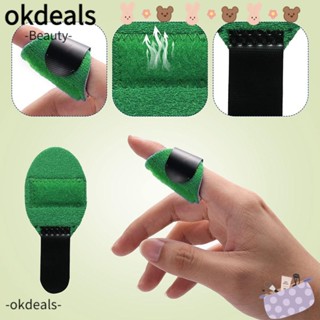 OKDEALS เฝือกสวมนิ้วมือ บรรเทาอาการบาดเจ็บที่นิ้ว 3 ชิ้น