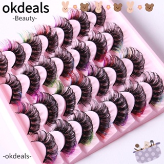 Okdeals ขนตาปลอม ดูเป็นธรรมชาติ แถบรัสเซีย