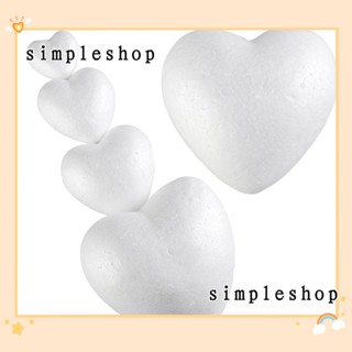 SIMPLE แม่พิมพ์โฟม รูปหัวใจ ขนาด 6 8.5 10 15 ซม. สําหรับตกแต่งงานแต่งงาน DIY