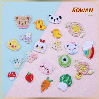 Row แผ่นแบนเนอร์ลายการ์ตูนสัตว์สําหรับตกแต่งเสื้อผ้าตุ๊กตา 21 แบบ