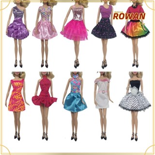 ROW Fashion Casual Wear 2021 Doll Accessories Dolls Dress 30cm Kids Gift Toy DIY Newest Girl Clothes