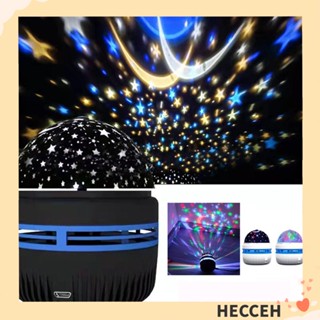 Hecceh ไฟดิสโก้ Led โปรเจคเตอร์ ไฟที่มีสีสัน ไฟรถยนต์ ไฟโดยรอบ KTV ปาร์ตี้บาร์