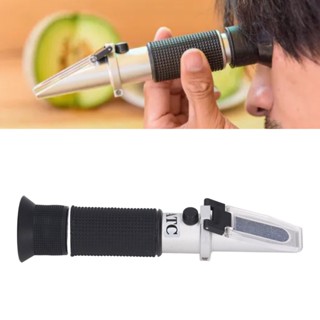 ZhongXiong 0-32% Brix Meter Tester Refractometer Portable Handheld ATC เครื่องวัดน้ำตาลสำหรับเครื่องดื่ม