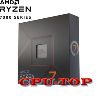 กล่อง AMD Ryzen 7 7700X R7 7700X BOX 100-000000591 ซ็อกเก็ต 4.5GHz 8-Core 16-Thread CPU Processo 5nm Zen 4 105W AM5 PCI-E5.0 ไม่มีพัดลม