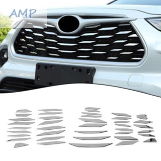 ⚡BABYCITY-TH⚡Grill GrilleStickers Exterior High Quality Practical Upper Brand New Car⚡NEW 7