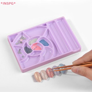 Inspg&gt; ใหม่ จานพลาสติก สําหรับใส่สีทาเล็บเจล UV