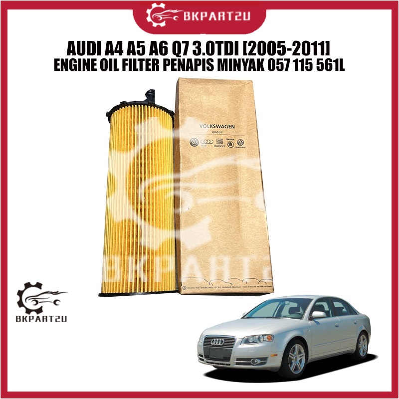 AUDI A4 A5 A6 Q7 3.0TDI [2005-2011] กรองน้ํามันเครื่องยนต์ PENAPIS MINYAK 057 115 561L