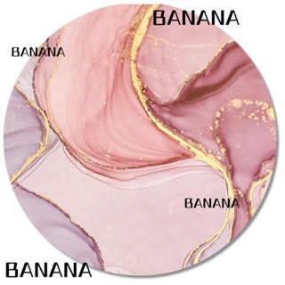 Banana1 แผ่นรองเมาส์ ลายหินอ่อน ขนาดเล็ก สีชมพู กันลื่น อุปกรณ์เสริม สําหรับสํานักงาน