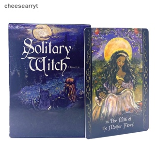 ไพ่ทาโรต์ Chee The Solitary Witch Oracle ของเล่นเสริมโชคลาภ สําหรับครอบครัว