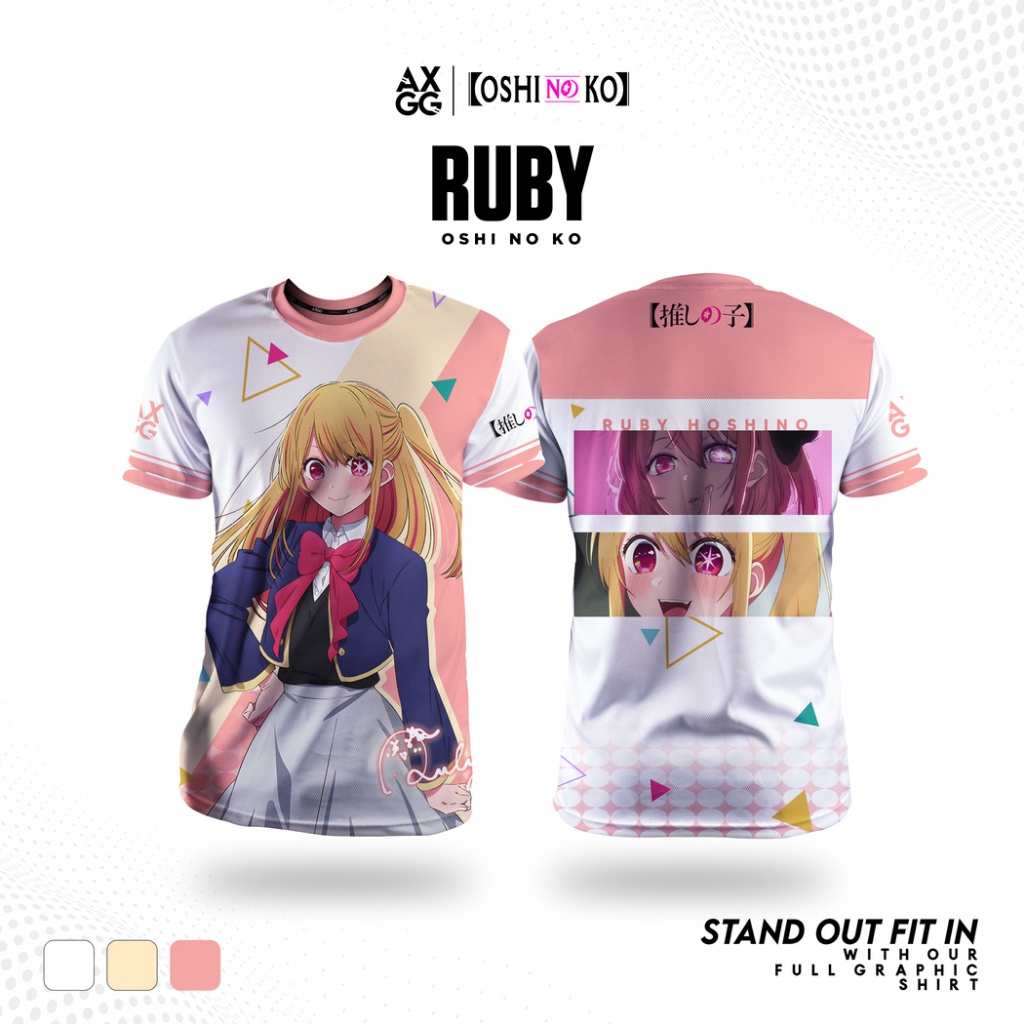 AXGG " Oshi No Ko " - เสื้อยืดอนิเมะ