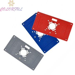 【COLORFUL】Router Plate DIY Production Edge Trimming Furniture Processing Durable