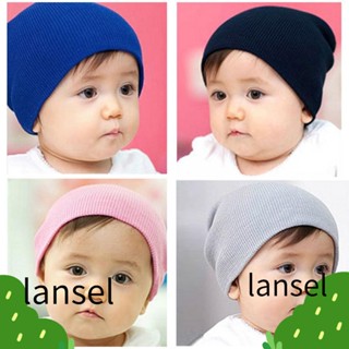 Lansel หมวกถักโครเชต์ แบบนิ่ม น่ารัก สําหรับเด็กผู้ชาย เด็กผู้หญิง