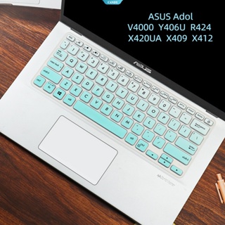 คีย์บอร์ดซิลิกาเจล 14 นิ้ว สําหรับโน้ตบุ๊ก ASUS Vivobook ASUS Adol V4000 Y406U R424 X420UA X409 X412 [CAN]