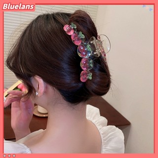 Bluelans กิ๊บติดผม รูปพีช ขนาดใหญ่ สีชมพู สําหรับอาบน้ํา