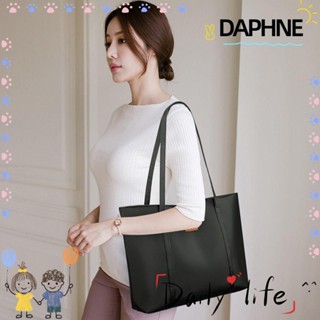 Daphne กระเป๋าสะพายไหล่ กระเป๋าถือ ทรงโท้ท ขนาดใหญ่ จุของได้เยอะ กันน้ํา เหมาะกับการพกพาชอปปิ้ง สําหรับสตรี