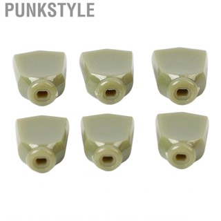 Punkstyle Acoustic Guitar Tuning Peg Buttons  Plastic Replacement 6Pcs Tuner for