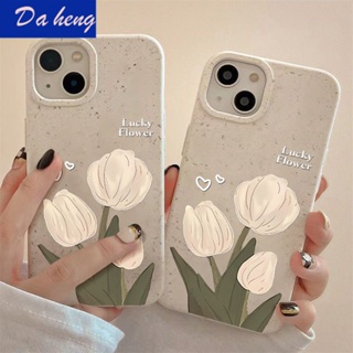 เคสโทรศัพท์มือถือ แบบนิ่ม กันกระแทก ลายดอกทิวลิป สําหรับ Apple Iphone 14promax 13 12 11 7 8plus BKLP