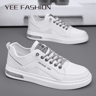 YEE Fashion  รองเท้าผ้าใบผู้ชาย ลำลองผู้ชาย ผ้าใบแฟชั่น สไตล์เกาหลี กีฬากลางแจ้ง ทำงานรองเท้าลำลอง 33z073115 Unique สวยงาม Comfortable ทันสมัย D95D01S 37Z230910