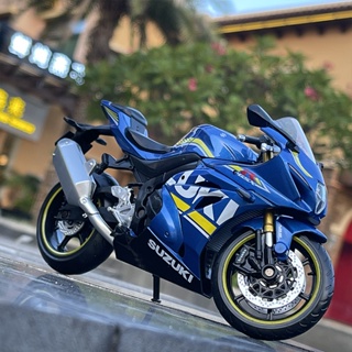 โมเดลรถจักรยานยนต์จําลอง 1:12 SUZUKI GSX-R1000 ของเล่นสําหรับเด็ก