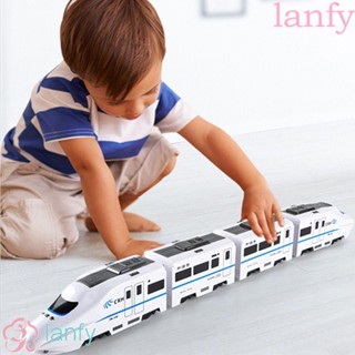 Lanfy รถไฟจําลอง ฮาร์โมนี อิเล็กทรอนิกส์ พลาสติก ซีเมนต์ ความเร็วสูง ของเล่นสําหรับเด็ก