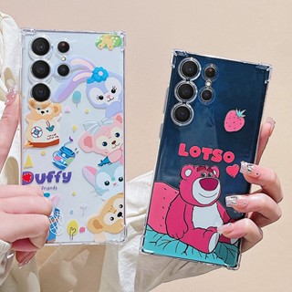 เคสโทรศัพท์มือถือ ลายการ์ตูนหมี กระต่ายน่ารัก สําหรับ Galaxy A7 A750 SAMSUNG A51 4G M40S S22 Ultra S23 Ultra A50 A50S A30S A31 A10S A32 A12 M12 F12 A04E A23 A13 5G A04S A13 4G