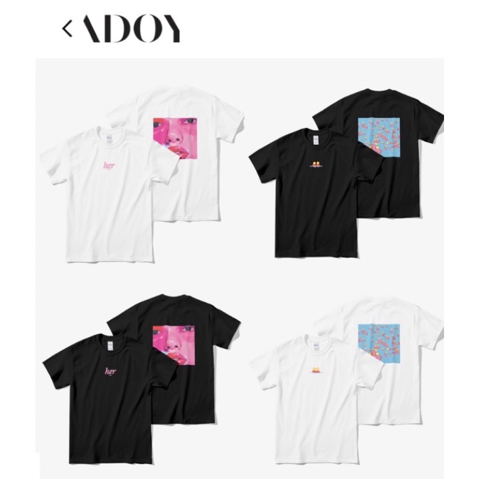 ของขวัญวันเกิด 2021 ADOY ‘her’ / ‘baby’ Tshirt เสื้อ #เสื้อยืด #เสื้อวง พรีออเดอร์ PREORDER