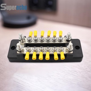 Busbar เบรกเกอร์เชื่อมต่อแผงวงจร 12-48V สําหรับรถยนต์ RV Ship [superecho.th]