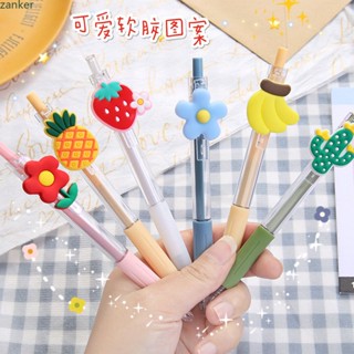 【ในการจัดส่ง】ปากกาเจลน่ารักการ์ตูนสีดำ 0.5 มม.เขียนเครื่องเขียนสตรอเบอร์รี่หมีLotso Bearเจลปากกา