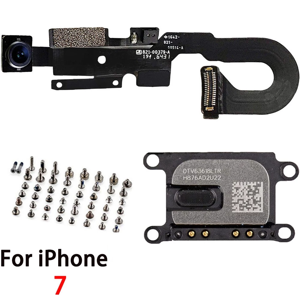 สายแพกล้องหน้า ลําโพง พร้อมสกรู แบบเปลี่ยน สําหรับ iPhone 6 6Plus 6s 6sPlus 7 7Plus 8G 8 Plus thumbnail 10