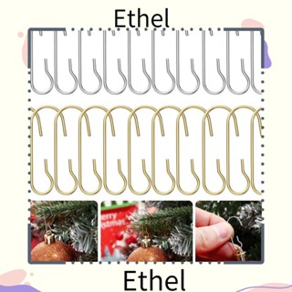 Ethel1 ตะขอลวดโลหะ สําหรับแขวนตกแต่งต้นคริสต์มาส 200 ชิ้น