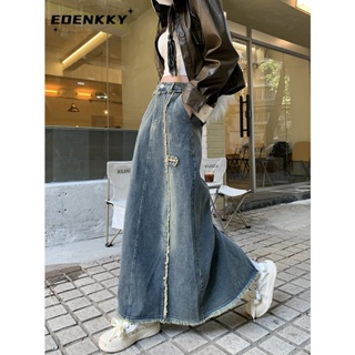 EOENKKY  กระโปรง กระโปรงยีนส์ กระโปรงกางเกง 2023 NEW Style 080230 พิเศษ คุณภาพสูง fashion Trendy A23M0G4 36Z230909