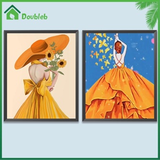 【Doub X ✮】ภาพวาดสีน้ํามัน ตามตัวเลข DIY สําหรับตกแต่งผนังบ้าน ✮