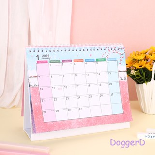 Doggerd 2024 ปฏิทินตั้งโต๊ะ ปี 365 วัน นับถอยหลัง แนวสร้างสรรค์