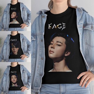 เสื้อยืด พิมพ์ลาย Jimin Face Jimin สไตล์วินเทจ เหมาะกับของขวัญวันเกิด สไตล์เกาหลี สําหรับแฟนคลับ