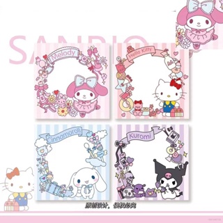 SANRIO Sq3 กระดาษโน้ต ลายการ์ตูน Hello Kitty Kuromi น่ารัก ฉีกได้ สําหรับตกแต่ง