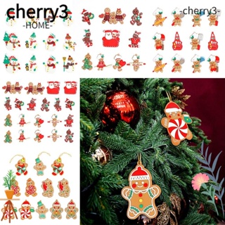 Cherry3 ของประดับตกแต่งต้นคริสต์มาส สําหรับบ้าน สโนว์แมน 10 12 20 ชิ้น