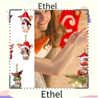 Ethel1 จี้ต้นคริสต์มาส งานฝีมือ เครื่องประดับตกแต่งปาร์ตี้ Xmaxs