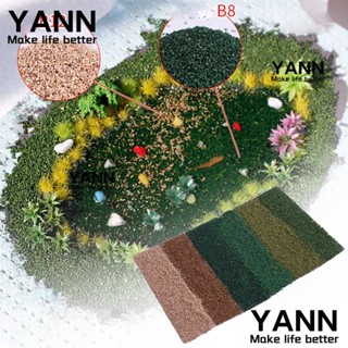 Yann1 ผงหญ้าเทียม สีน้ําตาล สีเขียว 60 กรัม สําหรับตกแต่งสวน DIY