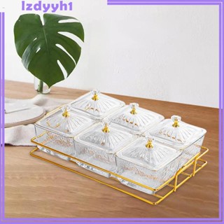 [JoyDIY] ถาดเก็บอาหาร 6 ช่อง พร้อมชาม 6 ช่อง สําหรับบ้าน