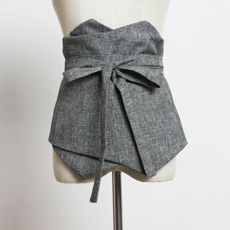 Katun Obi เข็มขัด / เข็มขัดผ้าฝ้ายจัมโบ้ (I75)