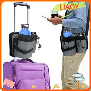 Liaoy ที่วางแก้วกาแฟ 2 In 1 ฉนวนกันความร้อน สะดวก พร้อมสายคล้องไหล่ สําหรับเดินทาง