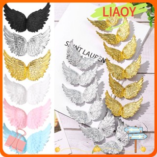 Liaoy 12 ชิ้น ปีกนางฟ้า พลาสติก มินิ เครื่องแต่งกาย กระเป๋าเป้สะพายหลัง DIY หัตถกรรม ตกแต่งเค้ก