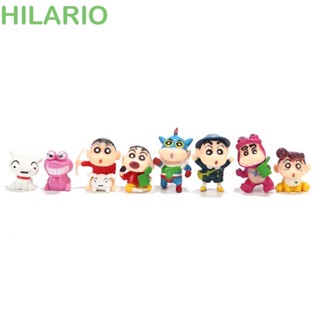 Hilario ตุ๊กตาฟิกเกอร์ ชินจัง ชินจัง แฮนด์เมด 8 ชิ้น ต่อชุด