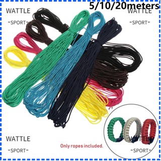 Wattle เชือกพาราคอร์ด เส้นผ่าศูนย์กลาง 2 มม. ยาว 5 10 20 เมตร 550 5 10 20 เมตร สําหรับเต็นท์ กลางแจ้ง