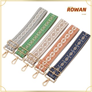 Rowans สายคล้องกระเป๋าถือ กระเป๋าสะพายไหล่ ผ้าโพลีเอสเตอร์ ปรับได้ DIY