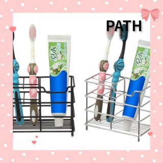 Path ชั้นวางแปรงสีฟัน เครื่องสําอาง จัดระเบียบ สเตนเลส กันสนิม ทนทาน สําหรับห้องครัว