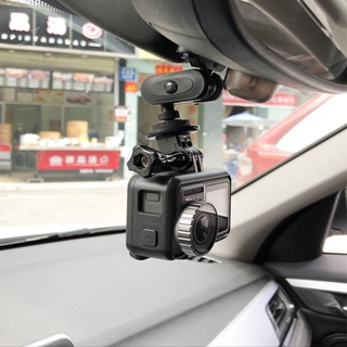 เมาท์ยึดกระจกมองหลัง อุปกรณ์เสริม สําหรับ Gopro Hero 11 10 9 8 7 SJCAM yi Xiaoyi 4K EKEN Dji Osmo Action 3 insta360 One X2 X3