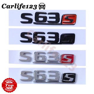 สติกเกอร์ตราสัญลักษณ์โลโก้ Benz C-class E-class S-class C63S E63S S63S GT63S สําหรับติดท้ายรถยนต์