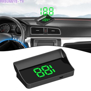 Hud เครื่องวัดระยะทางดิจิทัล GPS วัดความเร็วรถยนต์